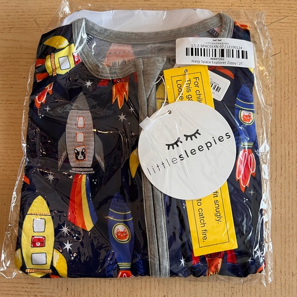 LITTLE SLEEPIES SPACE EXPLORER zippy new size 2T - Picture 5 of 7